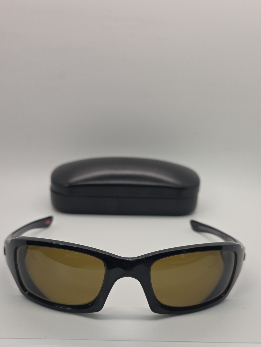 Oakley OO9238 (4+1)2 Men's Black Sunglasses with Brown PRESCRIPTION Lenses